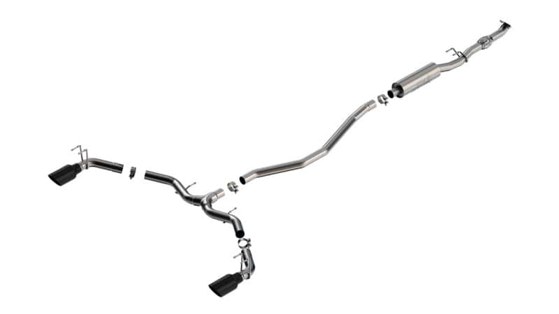 Borla — Borla 2023 Integra/22-23 Civic Si 1.5L 4 CYL. MT FWD 4DR 2.50in S-Type Catback Exhaust Black Chrome
Cat-Back System - view 1