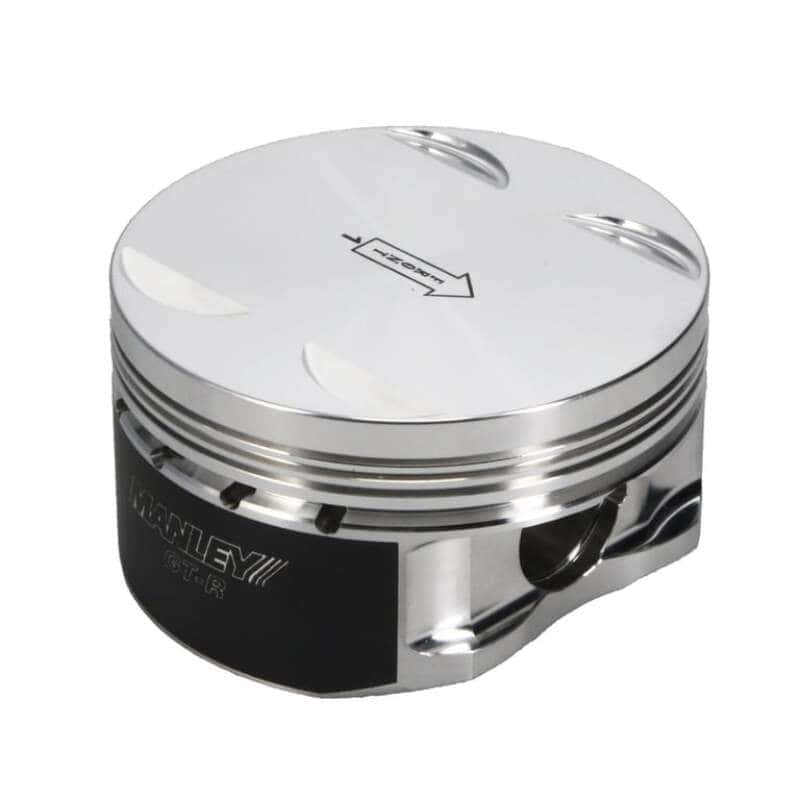 Manley Performance — Manley Nissan GT-R 3.8L VR38DETT 94.4mm Stroker 95.5mm Bore Grade 3 -1.5cc Piston w/Ring (Single)
Piston - view 2