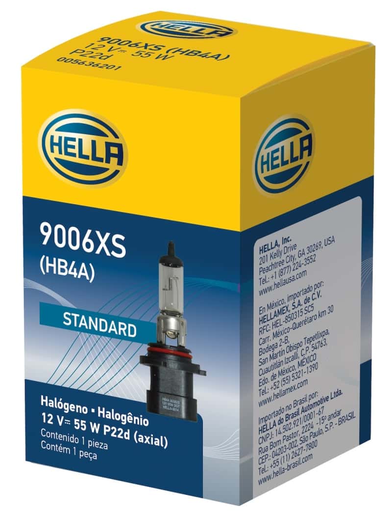 Hella — Hella Bulb 9006XS/HB4A 12V 55W P22d T4
9006XS Halogen Bulb - view 6