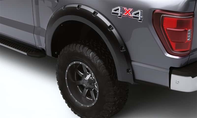 Bushwacker — Bushwacker 17-21 Ford F-250 Super Duty Forge Style Flares 4pc - Black
FF Forge 4pc - view 4