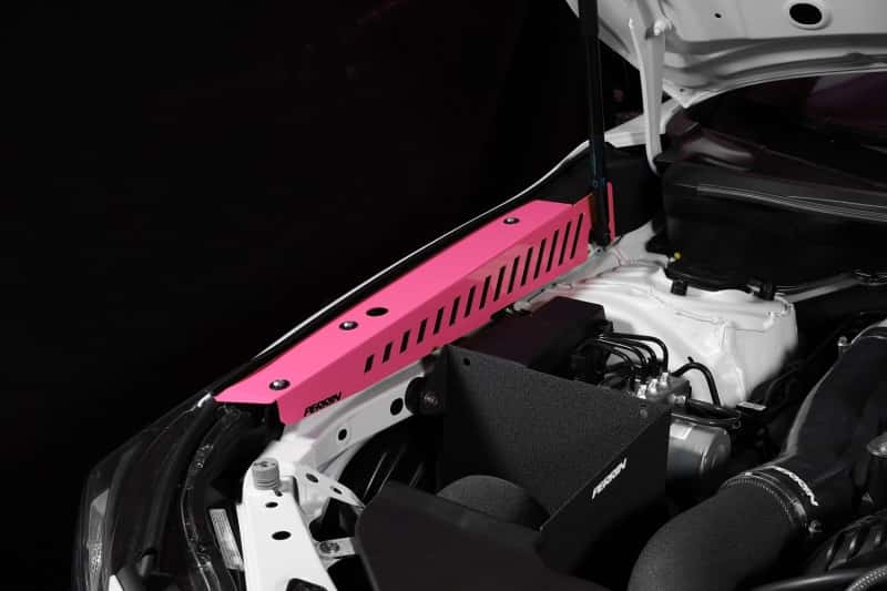 Perrin Performance — PERRIN 22-25 Subaru WRX Fender Shroud Set - Hyper Pink - view 4