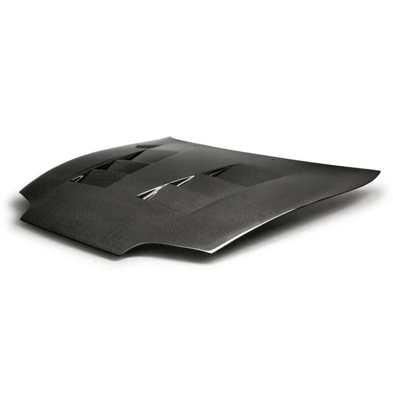 Seibon — Seibon 93-98 Toyota Supra (JZA80L) TS Style Carbon Fiber Hood - view 6
