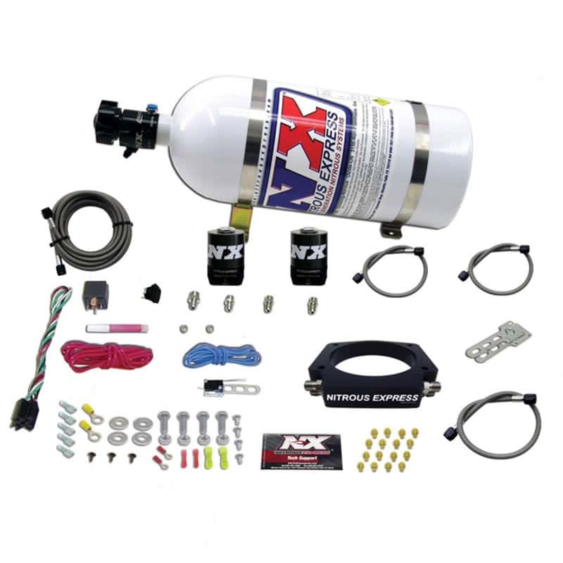 Nitrous Express — Nitrous Express GM LS 102mm Nitrous Plate Kit (50-400HP) w/10lb Bottle
Injection System Kit
N2OSys - view 1