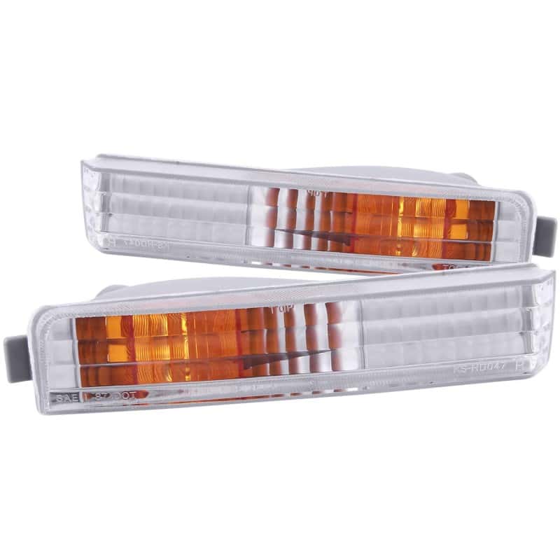 ANZO — ANZO 1990-1991 Honda Accord Euro Parking Lights Chrome w/ Amber Reflector
PrkngLghtAssembly - view 1