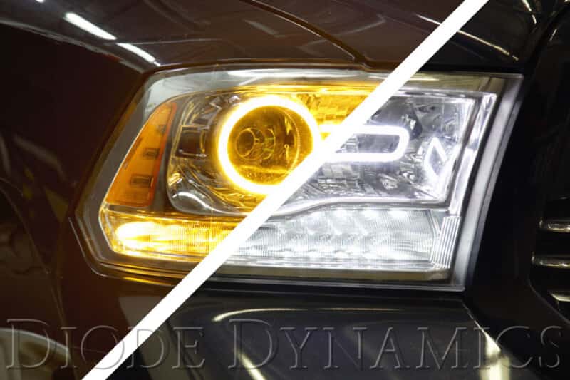 Diode Dynamics — Diode Dynamics Dodge Ram Halo Lights LED 13-18 Ram Switchback Kit - view 2