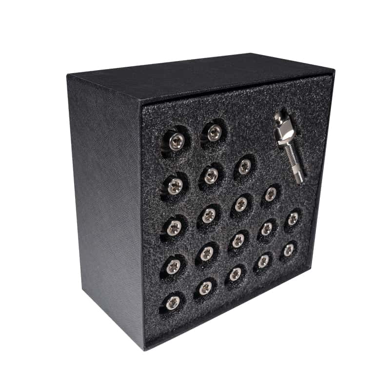 Wheel Mate — Wheel Mate Titanium Wheel Stud Conversion (Raw Ti) - M14x1.25 to M14x1.5 - 74mm - 60deg Lug Nut
whmTIM14C6074R - view 2