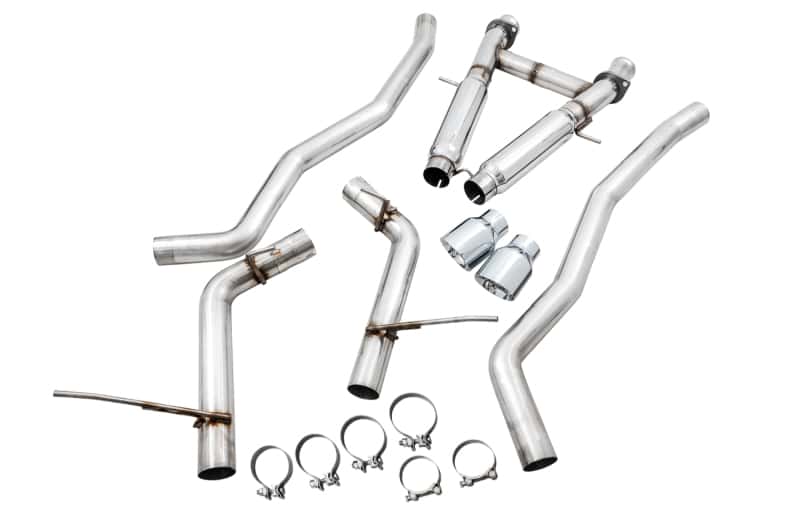 AWE Tuning — AWE Tuning 2020 Jeep Grand Cherokee SRT Track Edition Exhaust - Chrome Silver Tips
Track Exhaust - view 4