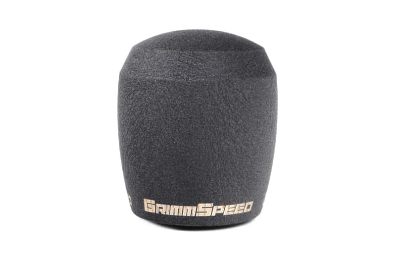 GrimmSpeed — GrimmSpeed Stubby Shift Knob Stainless Steel Black - M12x1.25 - view 1
