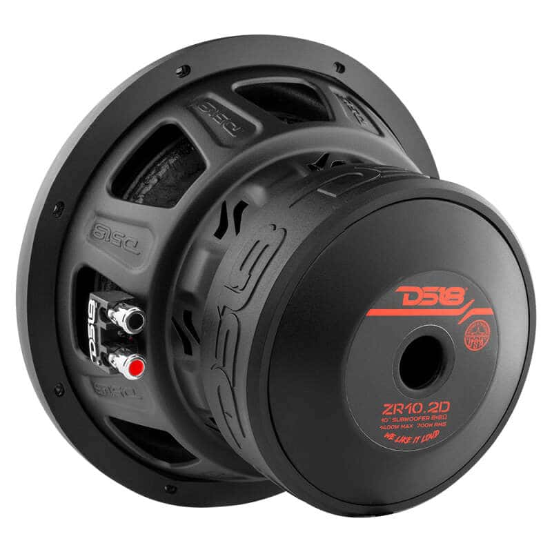 DS18 — DS18 10in 700 Watts RMS 2 ohm DVC ZR Subwoofer - view 1