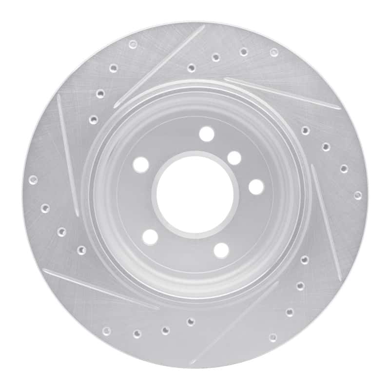 R1 Concepts — R1 01-06 BMW 330I Rear Right Drilled & Slotted Silver Brake Rotor
R1 Brk Rot Drl Slt - view 5