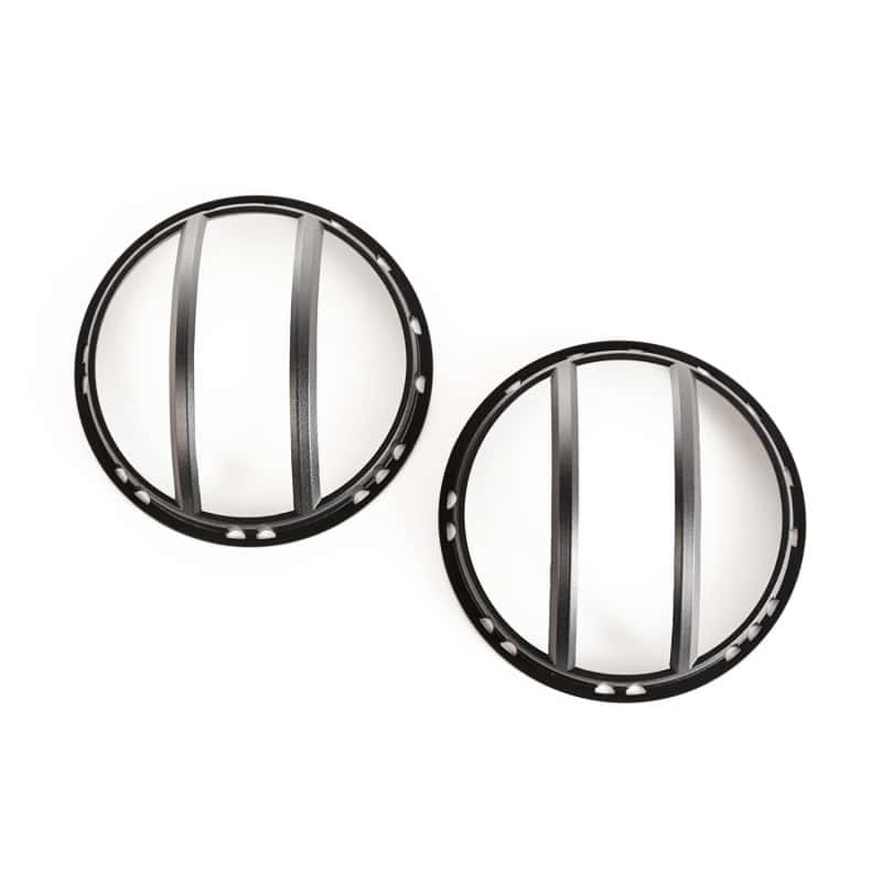 Rugged Ridge — Rugged Ridge 07-18 Jeep Wrangler JK Black Elite Pivotal Headlight Euro Guard
Head Light Guard
OFFROAD_EXTERIOR - view 1