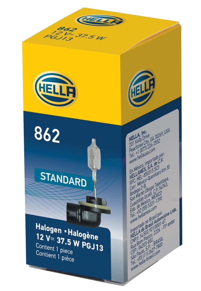 Hella — Hella Bulb 862 12V 37.5W PGJ13 T3.25
862 Halogen Bulb - view 7
