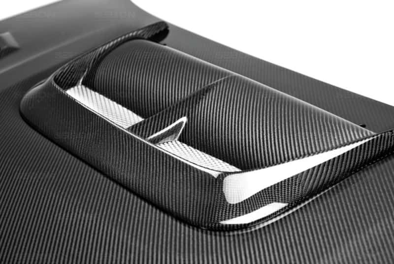 Seibon — Seibon 04-05 Subaru WRX/STi CW Carbon Fiber Hood - view 3