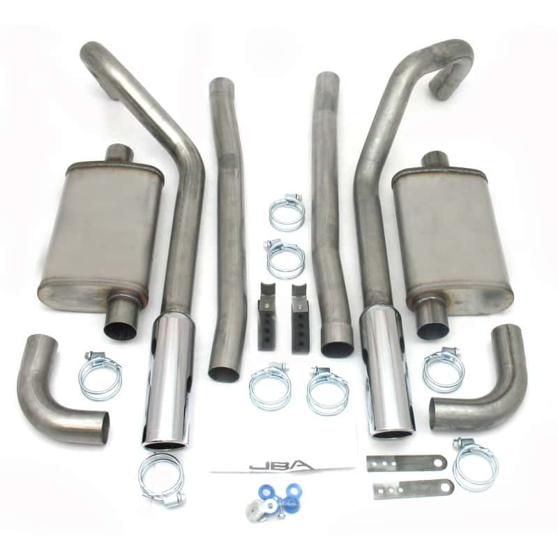 JBA — JBA 65-70 Ford Mustang 260-428 409SS Dual Under Rear Valance Header Back Exhaust
Exhaust System - view 2