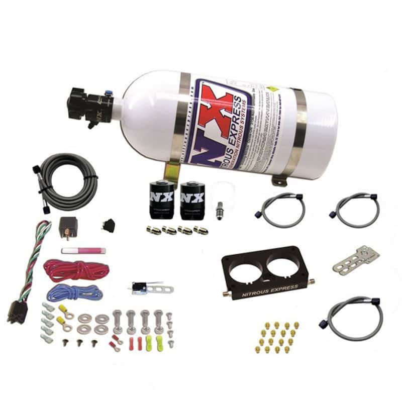 Nitrous Express — Nitrous Express 96-04 Ford Mustang Cobra/Mach 1 4 Valve (Stock TB) Nitrous Kit (50-300HP) w/o Bottle
Injection System Kit
N2OSys - view 2