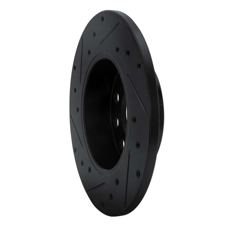 R1 Concepts — R1 05-13 Audi A3 Rear Right Drilled & Slotted Black Brake Rotor
R1 Brake Rotor Drill - view 4