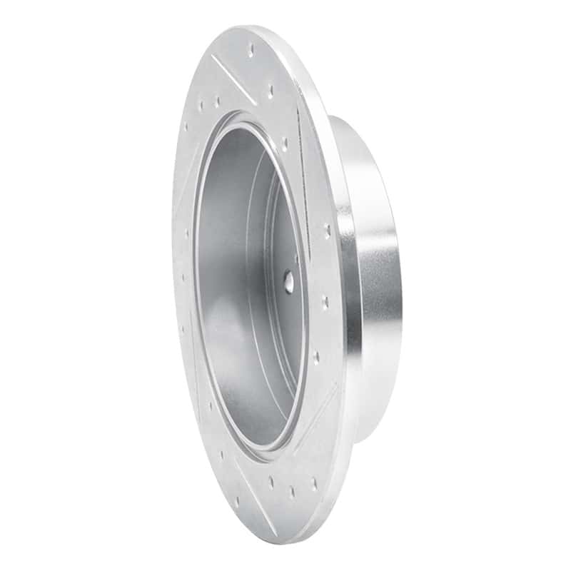 R1 Concepts — R1 18-24 Toyota Camry Rear Left Drilled & Slotted Silver Brake Rotor
R1 Brake Rotor Drill - view 4