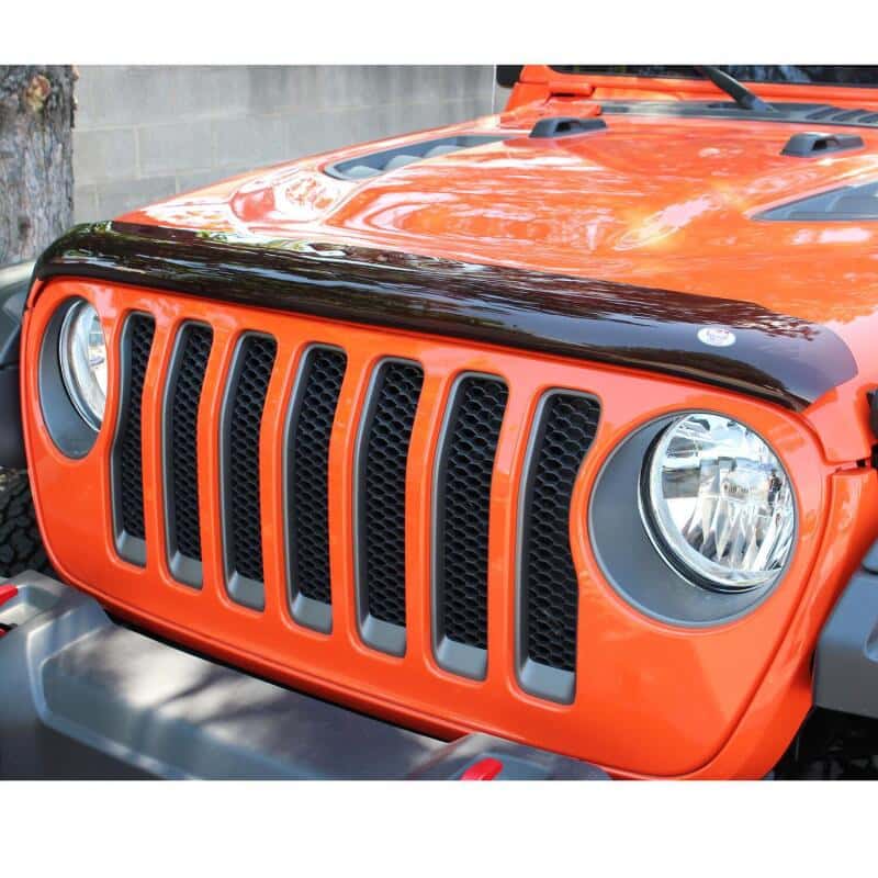 Westin — Westin 2018 Jeep Wrangler JL Platinum Bug Shield - Smoke
Hood Protector - view 3