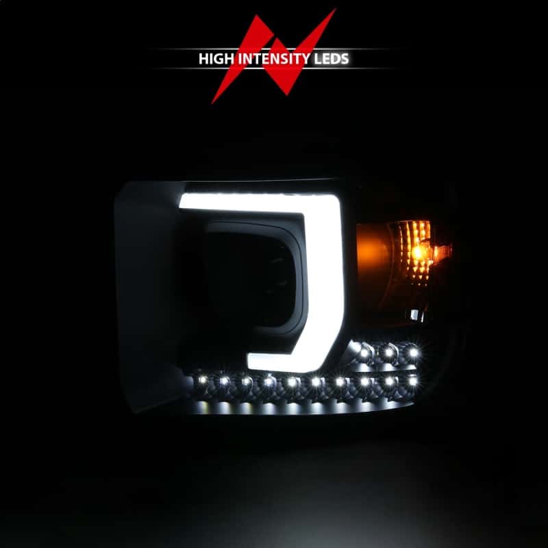 ANZO — ANZO 2014-2015 GMC Sierra 1500HD Projector Plank Style Headlight Black W/ DRL
Head Light Set
HdLtSet - view 6
