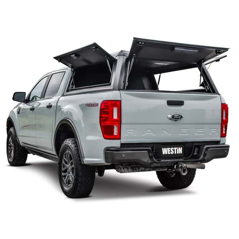 Westin — Westin EXP Truck Cap COMPLETE KIT A + BS (19-23 Ford Ranger CC 5ft. Bed) - Black - view 8