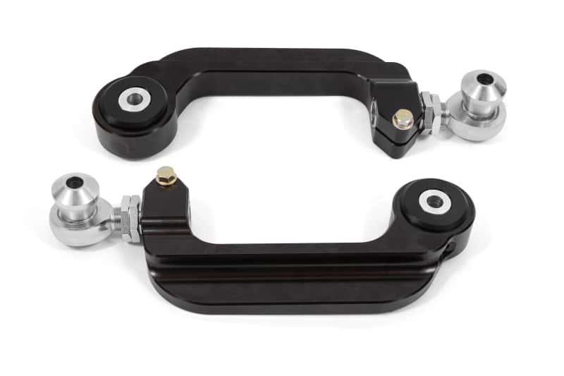 BMR Suspension — BMR 15-21 S550 Mustang Billet Aluminum Camber Links Adjustable (Delrin/Rod ends) - Black Anodized
Camber Links - view 1