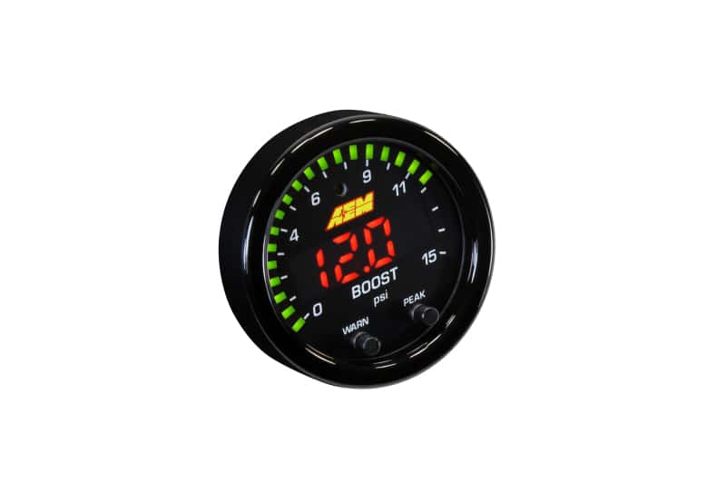 AEM — AEM X-Series Pressure 0-15psi Gauge Kit
X-Series Pressure
X-Series Gauge - view 3