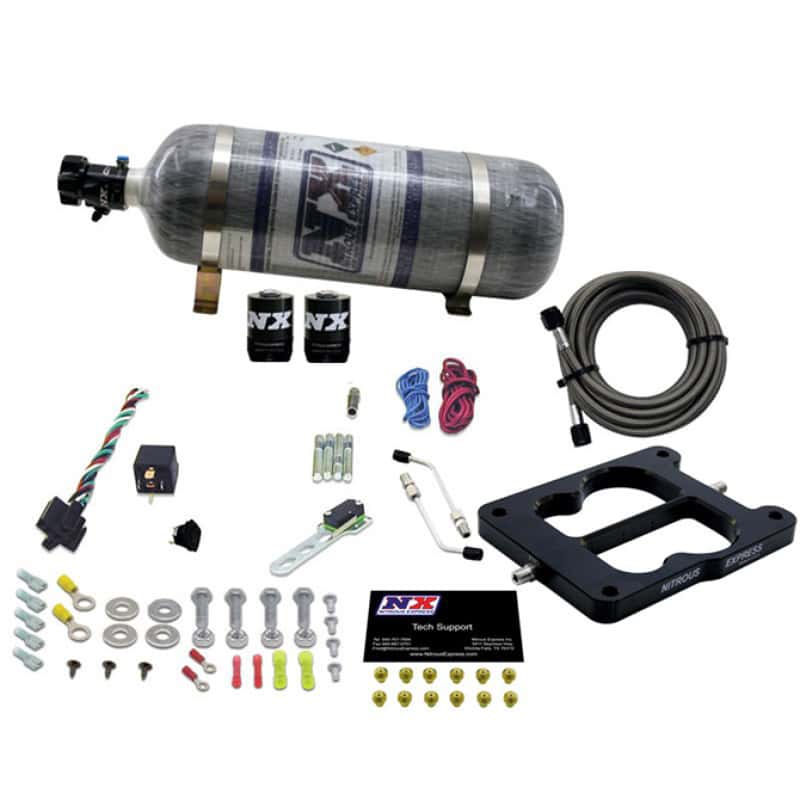 Nitrous Express — Nitrous Express Q-Jet/Holley Spread Bore Nitrous Kit (50-300HP) w/Composite Bottle
Injection System Kit
N2OSys - view 3