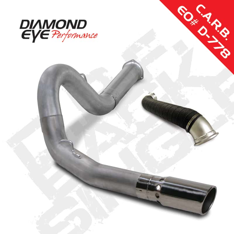 Diamond Eye Performance — Diamond Eye KIT 5in DPF-BACK Single w/ TDP AL 07.5-10 Chevy/GMC 6.6L Duramax 2500/3500
KIT; 5in.; DPFS; AL - view 1