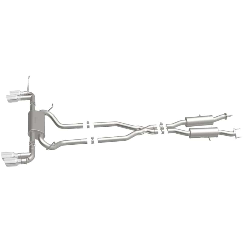 Magnaflow — MagnaFlow Cat Back, SS, 2.5in, Quad Split Polish 4in tip 14-15 Jeep Grand Cherokee 3.6L/5.7L V6/V8
Cat-Back - view 29
