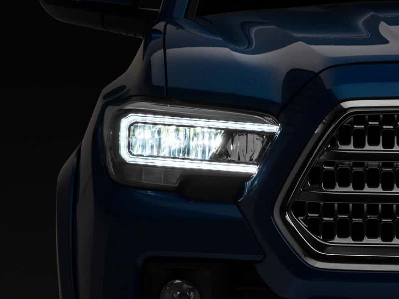 Raxiom — Raxiom 16-23 Toyota Tacoma w/ Factory Halogen DRL LED Headlights- Blk Housing (Clear Lens)
Headlights - view 1