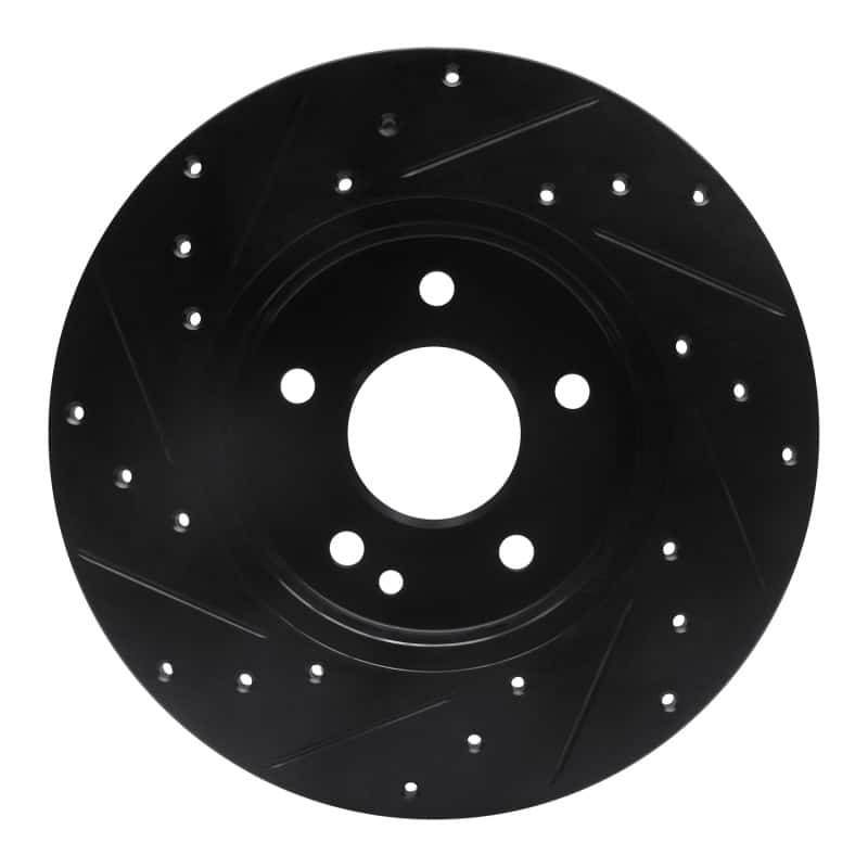 R1 Concepts — R1 97-98 Mercedes-Benz C230 Front Right Drilled & Slotted Black Brake Rotor
R1 Brake Rotor Drill - view 5