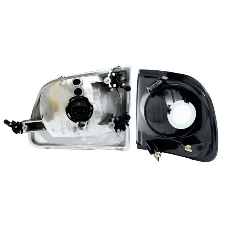 Raxiom — Raxiom 97-03 Ford F-150 G2 Euro Headlights w/ Parking Lights- Chrome Housing (Clear Lens)
Headlights - view 2
