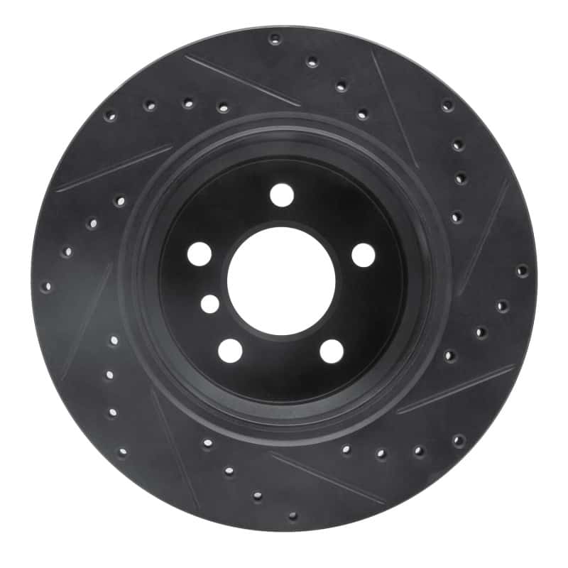 R1 Concepts — R1 02-06 BMW X5 Rear Left Drilled & Slotted Black Brake Rotor
R1 Brake Rotor Drill - view 5