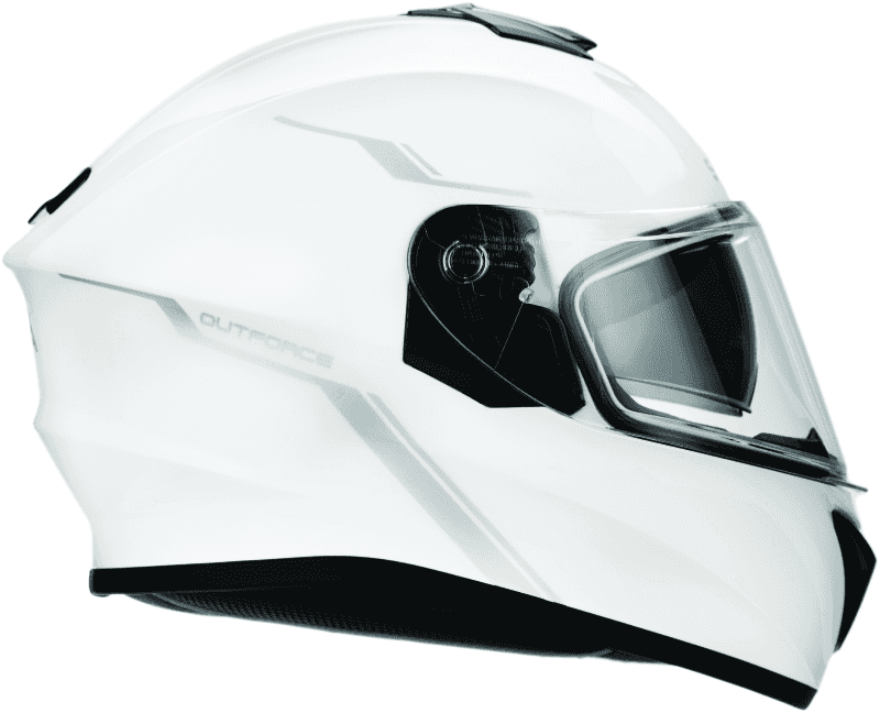 Sena Technologies — Sena Technologies Outforce Full Face Bluetooth Helmet Glossy White - Small - view 2