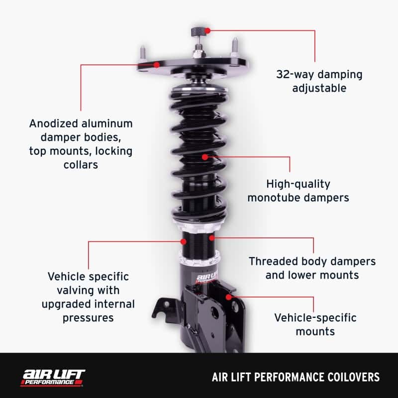 Air Lift — Air Lift Performance 07-08 Infiniti G35 / 09-13 Infiniti G37 Coilover Kit
Air Lift Performance - view 8
