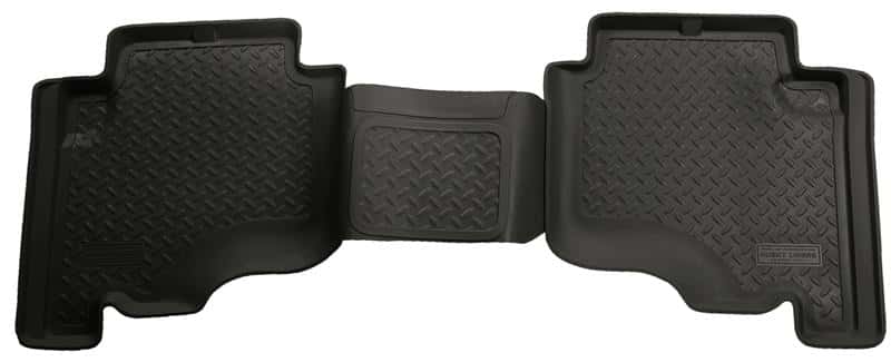Husky Liners — Husky Liners 05-10 Jeep Grand Cherokee/2006 Commander Classic Style 2nd Row Black Floor Liners - view 2