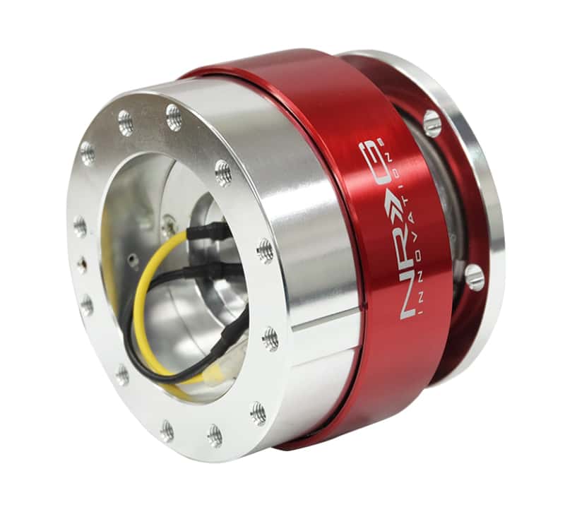 NRG — NRG Quick Release - Silver Body/ Red Chrome Ring - view 3