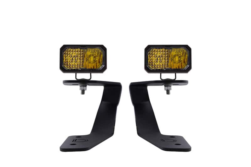 Diode Dynamics — Diode Dynamics 18-21 Subaru Crosstrek Stage Series 2in LED Ditch Light Kit - Sport Yellow Combo - view 1