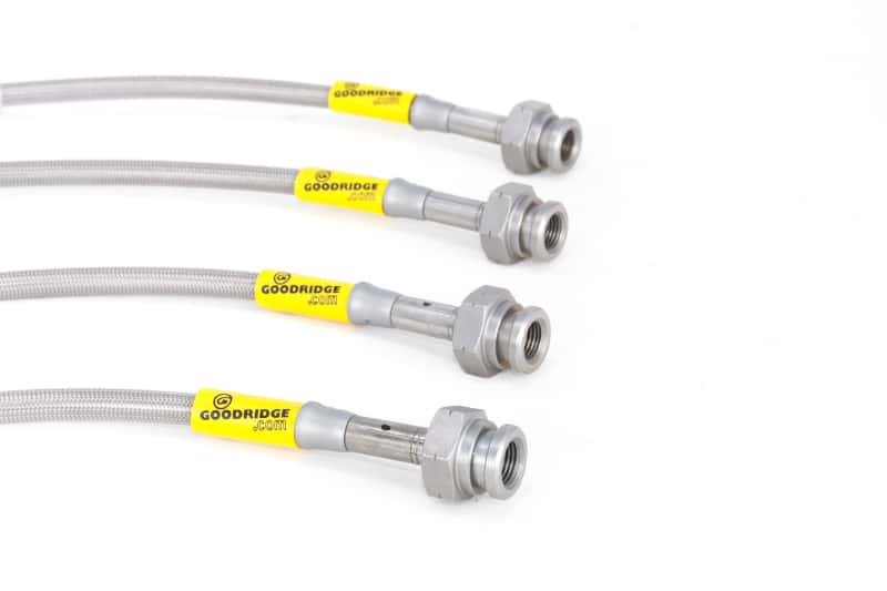 Goodridge — Goodridge 96-00 Honda Civic LX/EX w/ LG Front Rotors Brake Lines
Brake Hose Kit - view 3
