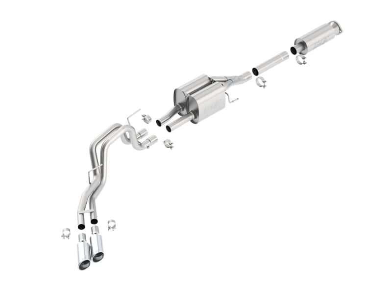 Borla — Borla 10-12 Ford F-150 Raptor 6.2L V8 2/4WD AT Touring SS Catback Exhaust
Cat-Back System
ExhstSysKt - view 1
