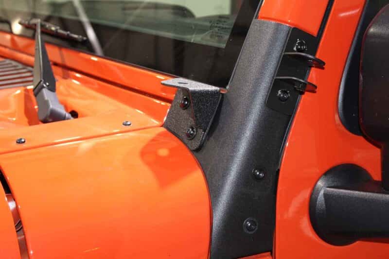 Fishbone Offroad — Fishbone Offroad 07-18 Jeep Wrangler JK Windshield Light Bracket - view 5
