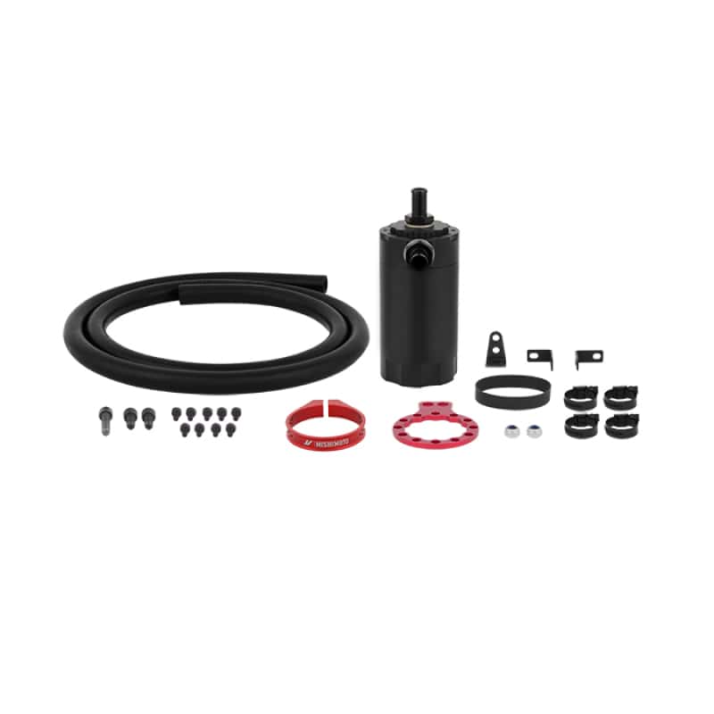 Mishimoto — Mishimoto Universal Baffled Oil Catch Can - Red - view 10