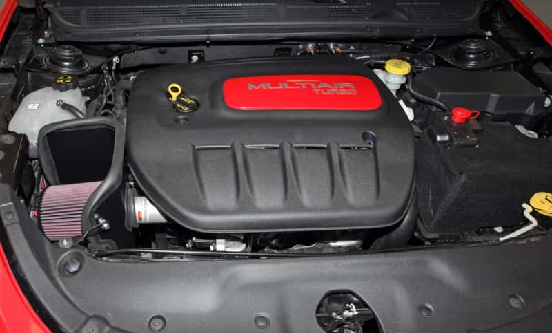 K&N Engineering — K&N 13-14 Dodge Dart 1.4L Silver Typhoon Performance Intake
Performance Air Inta
Air Intake System - view 4