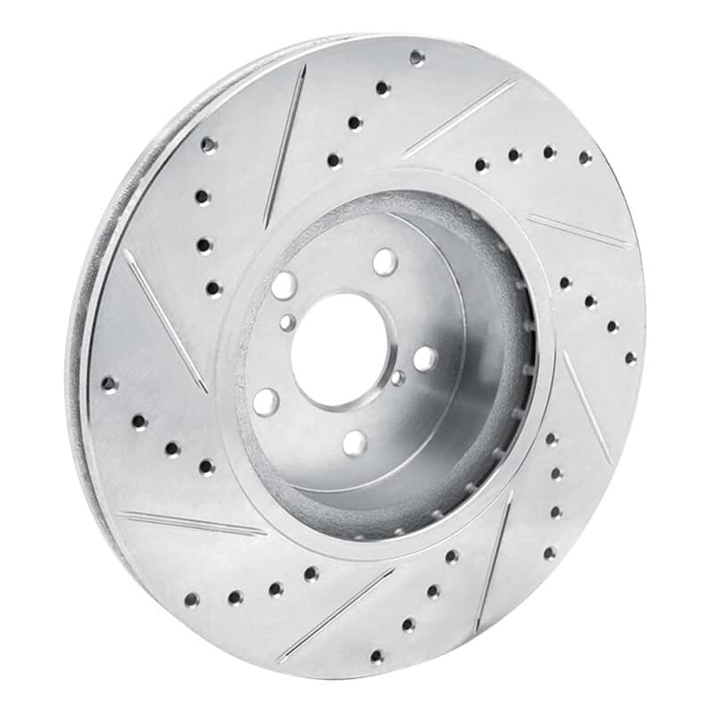 R1 Concepts — R1 05-18 Subaru Outback Front Right Drilled & Slotted Silver Brake Rotor
R1 Brake Rotor Drill - view 4