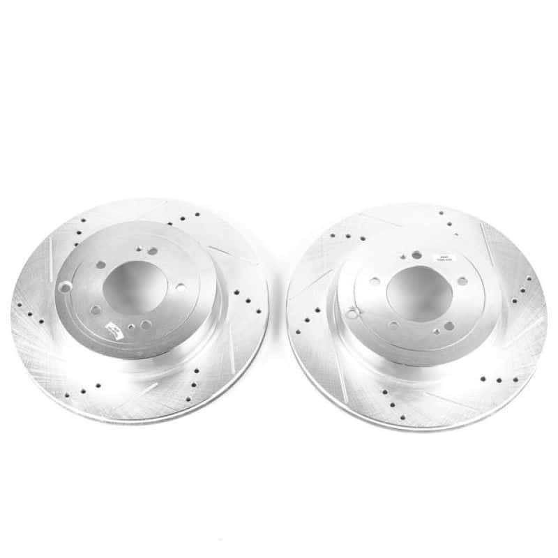PowerStop — Power Stop 2008 Mitsubishi Lancer Rear Evolution Drilled & Slotted Rotors - Pair
PowerStop XPR - view 1