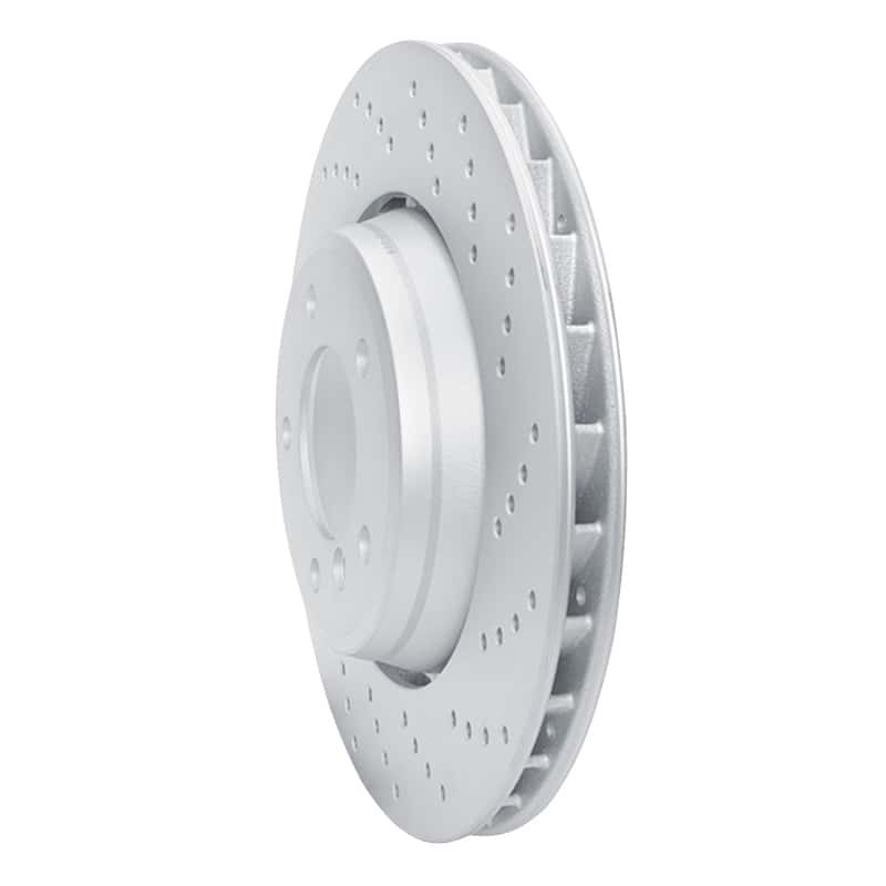 DFC — DFC 01-08 BMW 330Ci Right Front Drilled Hi-Carbon Alloy Geomet Coated Rotor
DFC Brake Rotor - view 2