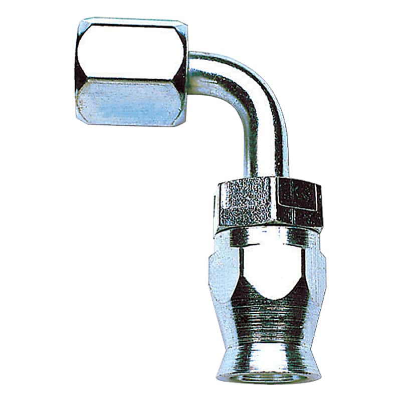 Russell — Russell Performance -8 AN Endura PowerFlex Power Steering 90 Degree Hose Ends
Hose Fitting - view 2