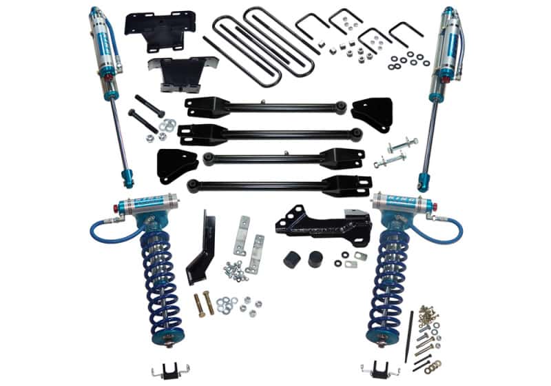 Superlift — Superlift 17-19 Ford F-250 SD 4WD 4in Lift Kit w/4-Link King Front Coilovers/Rear Reservoir Shocks
Suspension Lift Kit - view 2