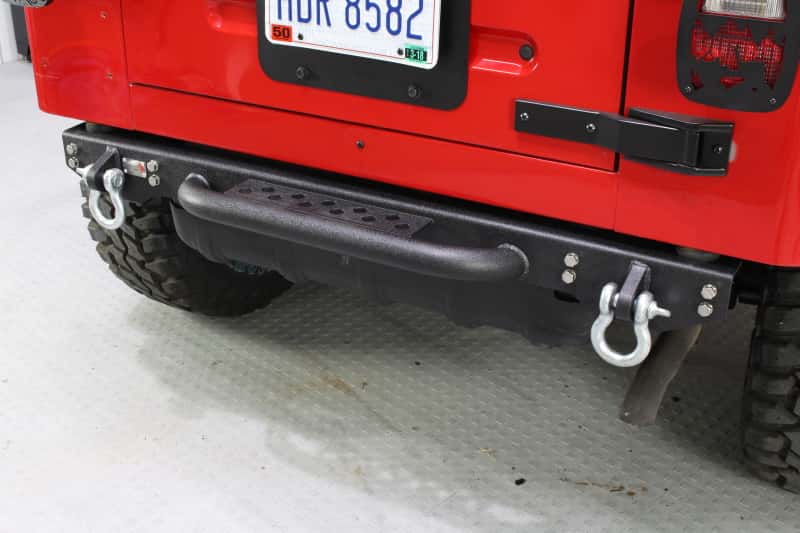 Fishbone Offroad — Fishbone Offroad 97-06 Jeep Wrangler TJ Rear Bumper W/Step Piranha Series - view 9