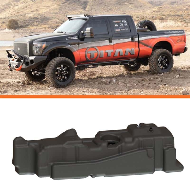 Titan Fuel Tanks — Titan Fuel Tanks 11-16 Ford F-250/F-350 PowerStroke Crew Cab Short Bed 60 Gallon XXL Mid-Ship Tank
Fuel Tank - view 6